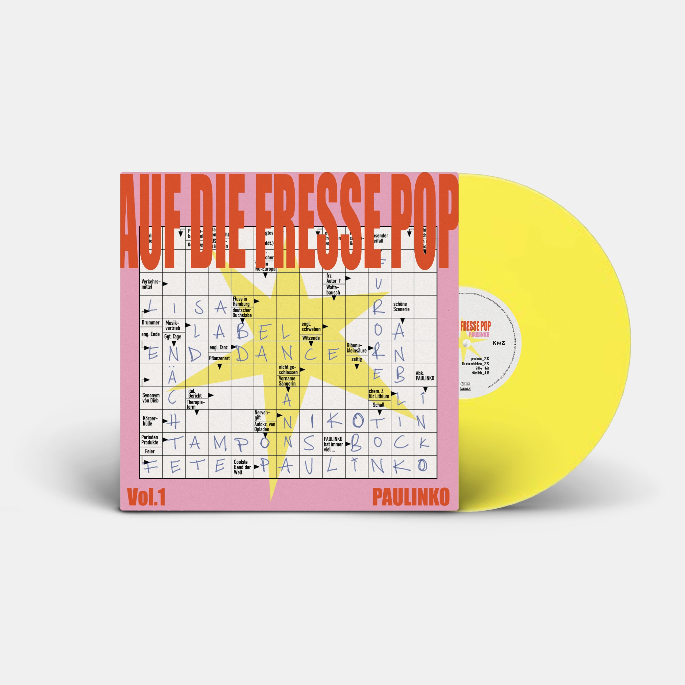 PAULINKO - AUF DIE FRESSE POP VOL.1